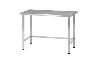 Стол производственный СПРп - 800x700x860 Profi Inox (полка-обвязка)