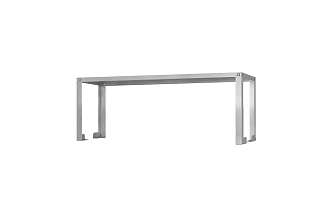 Полка-надстройка настольная ПННн - 600x300x400 Norma Inox, нерж., 1 уровень