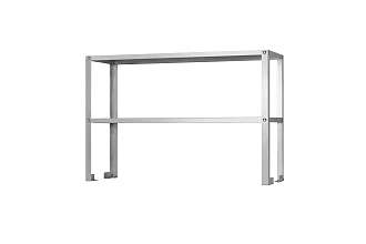 Полка-надстройка настольная ПННн - 800x400x800 Norma Inox, нерж., 2 уровня