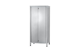 Шкаф кухонный ШЗКп - 1000x500x1800 Profi Ral, двери-купе, полки сплошн. 3 шт., цинк, без к-та замков