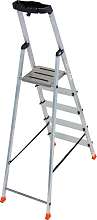 Стремянка с большой полкой, 5 ступени SAFETY