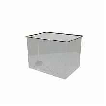 Корзина мелкосетчатая 395х410х185 (Серебристый)