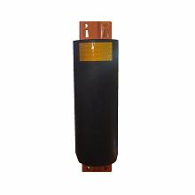 Пластиковый отбойник для стеллажа RG40XS на стойку 105-120 мм, высота 400 мм