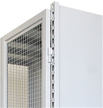 Стеллаж-шкаф СТ-300 с сетчатыми дверьми 2500х980х800, 4 полки