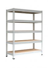 Металлический стеллаж МС-Т 3000х1830х533, 5 полок (фанера)