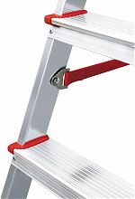 Профессиональная алюминиевая стремянка с органайзером NV3115.5