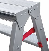 Профессиональная двухсторонняя алюминиевая стремянка NV3120.7