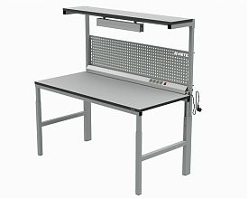 Рабочее место в комплектации 1200х600 мм 41.БК2 ESD (RAL7012)