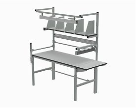 Стол рабочий 1200х900 мм Упаковочный Базовый (RAL7012)