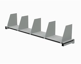 Разделители для верхней полки 300 мм (комплект 5 шт, RAL7012)