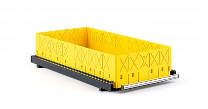 Стеллажный модуль усиленный, высокий борт (СМУ-ВБ)