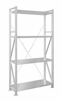 Стеллаж MS U 300x70x50/4 (Нагрузка на полку 200, сплошная)